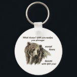 デおもしろい引用文やる気を起こさせるクマはあなたを殺す キーホルダー<br><div class="desc">デおもしろい引用文やる気を起こさせるクマはあなたを殺す</div>