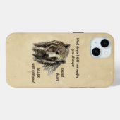 デおもしろい引用文やる気を起こさせるクマはあなたを殺す Case-Mate iPhoneケース (裏面 (横))