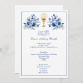 デアコンプリザントコーディネーション披露宴フローラ 招待状 (正面/裏面)