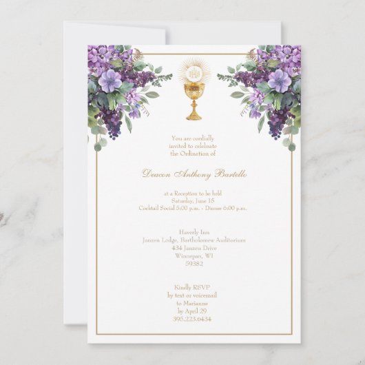 デアコンプリーツコーディネーション披露宴招待状 招待状 (正面)