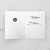 デアコン・クロス・イン・カラーの調整記念日 カード (内部)