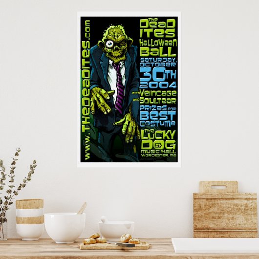 デアジテスハロウィーンボール ポスター (キッチン)