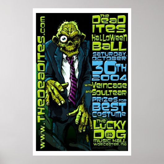 デアジテスハロウィーンボール ポスター (正面)