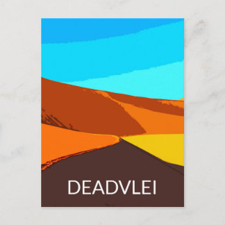 デアドライナミビア旅行ヴィンテージアートハガキ ポストカード