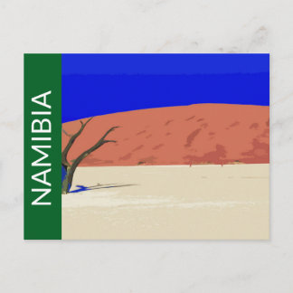 デアドライナミビア旅行ヴィンテージアートハガキ ポストカード