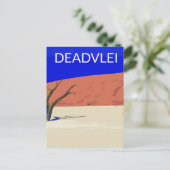 デアドライナミビア旅行ヴィンテージアートハガキ ポストカード (スタンド正面)