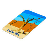 デアドライナミビア旅行ヴィンテージアートマグネット マグネット (左側)