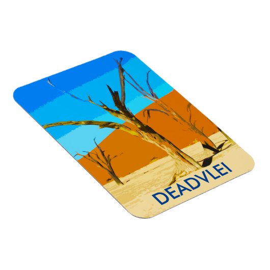 デアドライナミビア旅行ヴィンテージアートマグネット マグネット (右側)