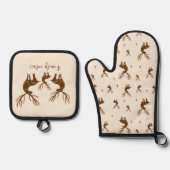 デアパターン 鍋つかみ&鍋敷きセット (正面)