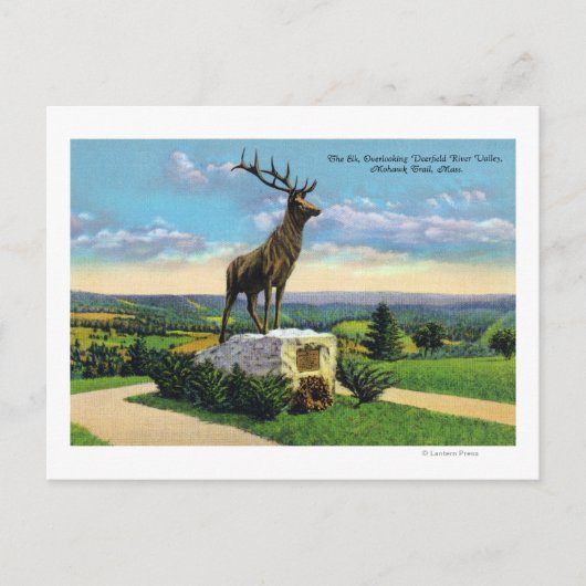 デアフィールドリバーバレーオンモホークトレイル ポストカード (正面)