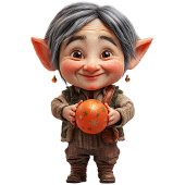 デアリクリスマス小妖精や小人ガールズフード付きスウェットシャツ