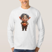 デアリクリスマス小妖精や小人メンズティー Tシャツ (正面)