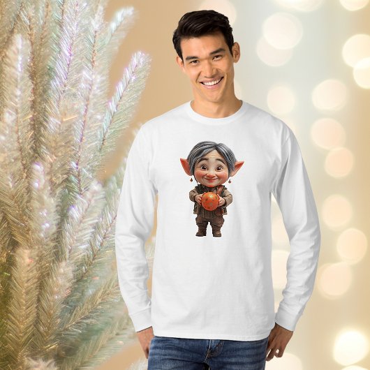 デアリクリスマス小妖精や小人メンズティー Tシャツ