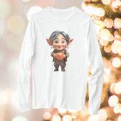デアリクリスマス小妖精や小人メンズティー Tシャツ
