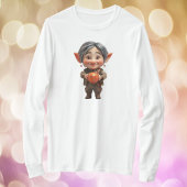 デアリクリスマス小妖精や小人女子ティー Tシャツ