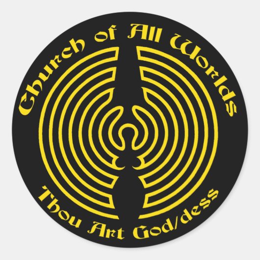 デアリンス・ステッカー ラウンドシール (正面)