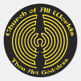 デアリンス・ステッカー ラウンドシール