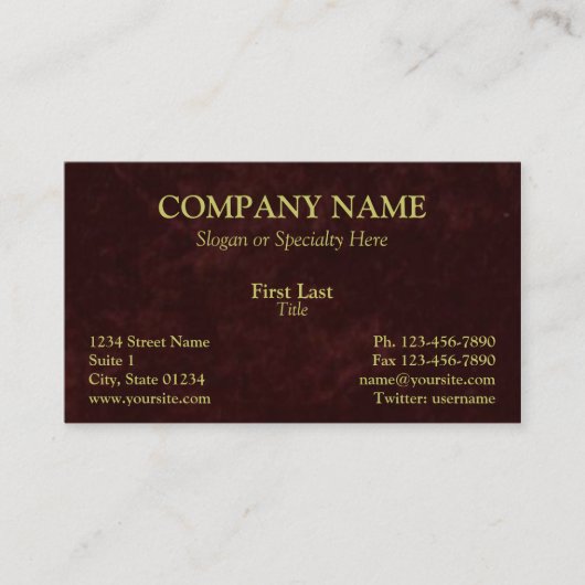 デアンナ 名刺 (正面)