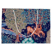 デアーズインザフォレストウィリアム・モリス大抱き枕 ラージペーパーバッグ (裏面)