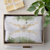 デア素朴ーズフォレストアドベンチャー金ゴールドアクセント 薄葉紙 (ギフト)