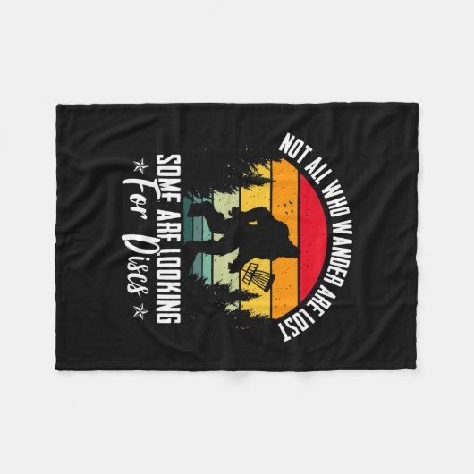 ディおもしろいスクゴルフ好きの女性と男性のグラフィック フリースブランケット (正面(横))