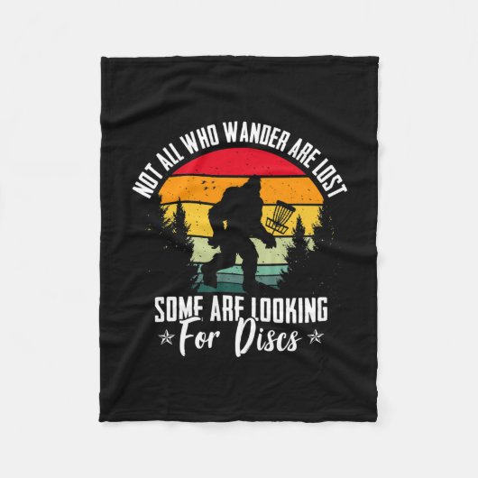 ディおもしろいスクゴルフ好きの女性と男性のグラフィック フリースブランケット (正面)