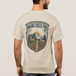 "ディアとプロングホーンが遊ぶところ" Tシャツ