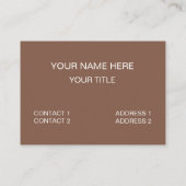 ディアアントラーおもしろい屋外 名刺 (裏面)