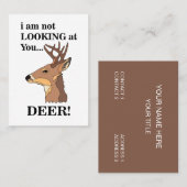 ディアアントラーおもしろい屋外 名刺 (正面/裏面)