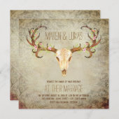 ディアアントラースカルサウ結婚ソフネス 招待状 (正面/裏面)