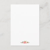 ディアアントラーフローラウェディングレセプションディレクション エンクロージャーカード (裏面)