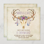 ディアアントラー結婚南西部 招待状 (正面/裏面)