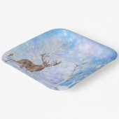 ディアインウィンターウッズホリデー ペーパープレート (傾斜あり)