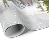 ディアインウィンターワンダーランド/ホリデーラッピング紙 ラッピングペーパー (ロールコーナー)