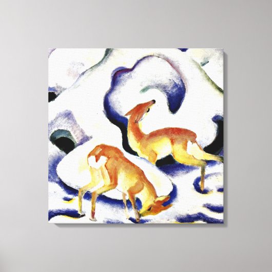 ディアインザスノー キャンバスプリント (正面)