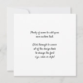 ディアインザフォレストバイフランツ・マークヴィンテージファインアート 招待状 (裏面)