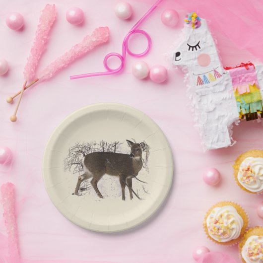ディアインスノー紙プレート ペーパープレート (パーティー)
