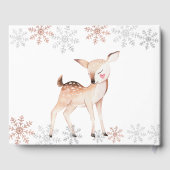 ディアウィンターワンダーランド1stバースデーゲストブック ゲストブック (裏面)