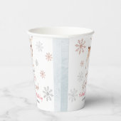 ディアウィンターワンダーランド1st誕生日バラ金ゴールド 紙コップ (右)