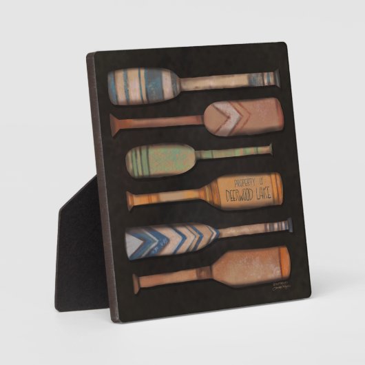 ディアウッドレイクオアーズ素朴吸光度プラーク フォトプラーク (正面)