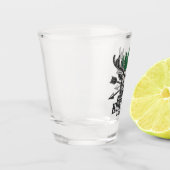 ディアエルクハンターアドネームボウ狩りロッジキャビン ショットグラス (左)