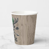 ディアエルクハンターアドネームボウ狩りロッジキャビン 紙コップ (左)
