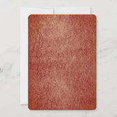 ディアカットワードクラウドタイポグラフィ誕生日 招待状 (裏面)