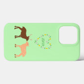 ディアカップルとデイジーハートカスタム Case-Mate iPhoneケース (裏面 (横))