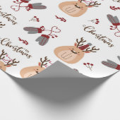 ディアギフトクリスマスプレゼントラッピング紙 ラッピングペーパー (角)