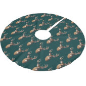 ディアクリスマスツリースカート ブラッシュドポリエステルツリースカート (アングル)