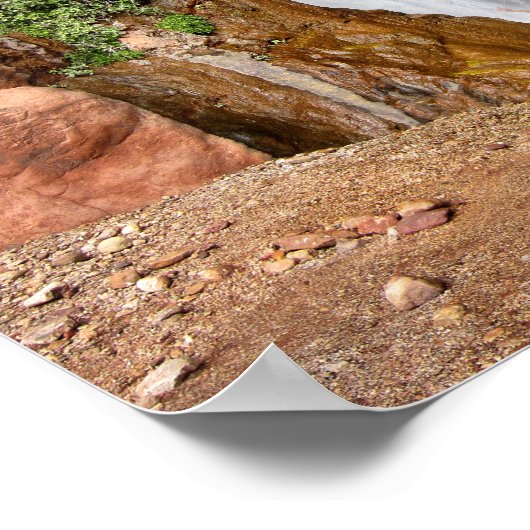 ディアクリーク滝 – グランドキャニオン – 滝 ポスター (角)