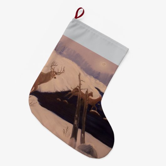 ディアクロッシングクリスマスストッキング ラージクリスマスストッキング (正面 (吊り時))