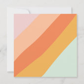 ディアゴカラフルナルストライプズレトロスイートキャンディパステル サンキューカード (裏面)