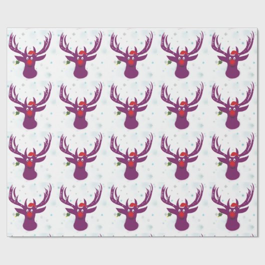 ディアサンタクリスマスマットラッピング紙 ラッピングペーパー (フラット)